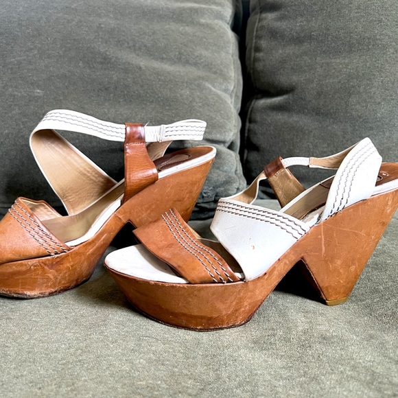 Chloe platform strappy wedge heel sandal - Picture 5 of 7